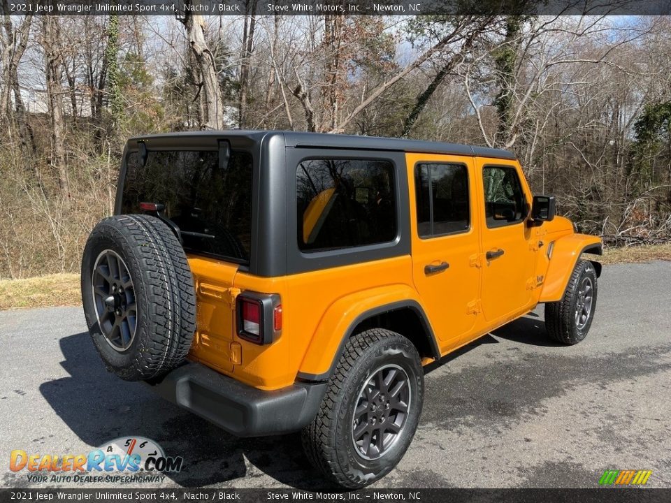 2021 Jeep Wrangler Unlimited Sport 4x4 Nacho / Black Photo #6