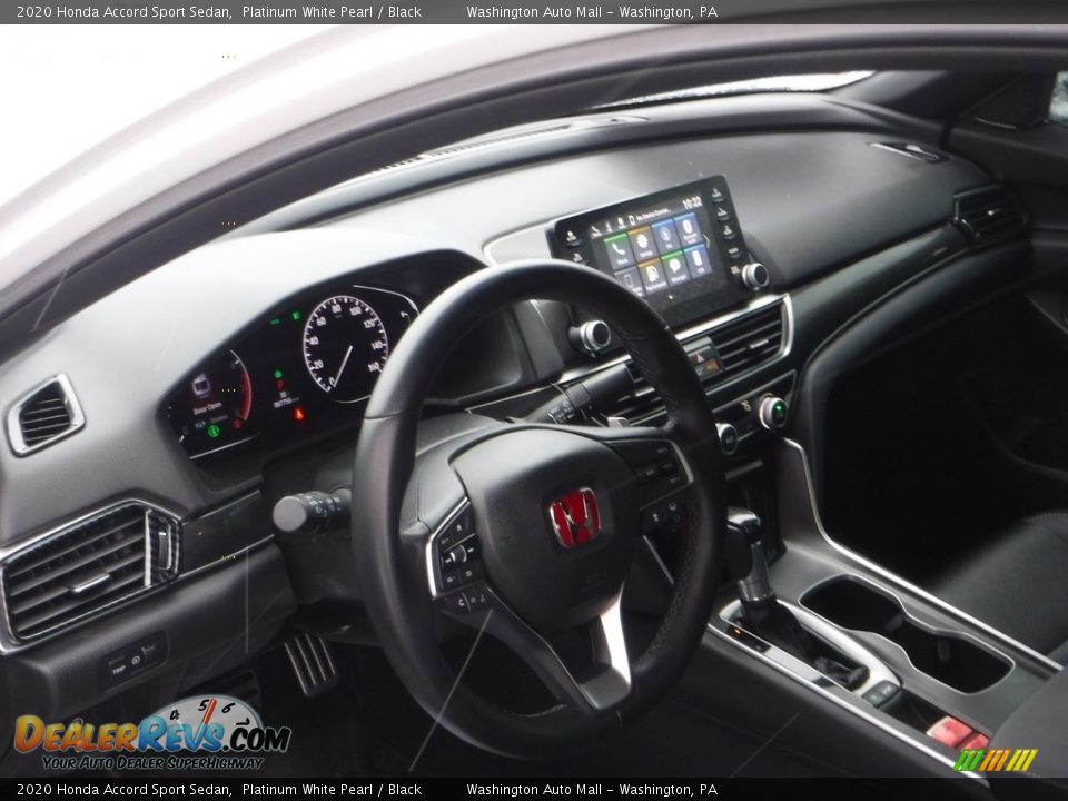 2020 Honda Accord Sport Sedan Platinum White Pearl / Black Photo #12