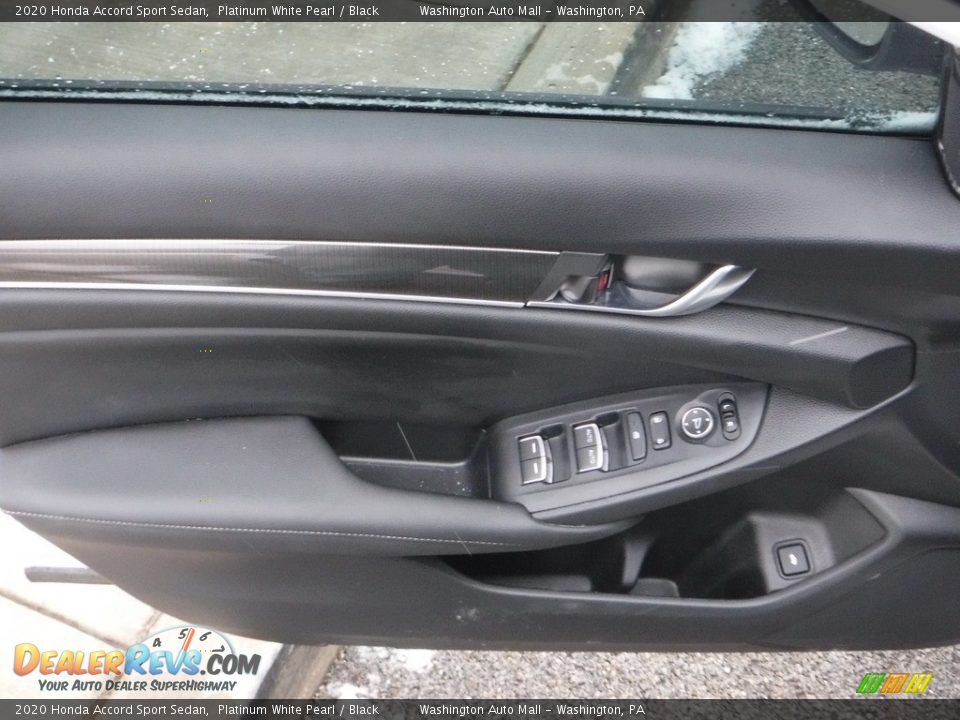 2020 Honda Accord Sport Sedan Platinum White Pearl / Black Photo #13