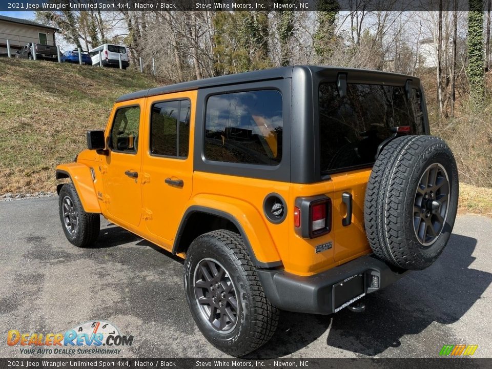 2021 Jeep Wrangler Unlimited Sport 4x4 Nacho / Black Photo #8