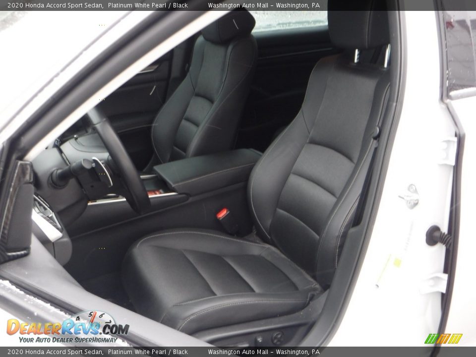 2020 Honda Accord Sport Sedan Platinum White Pearl / Black Photo #14