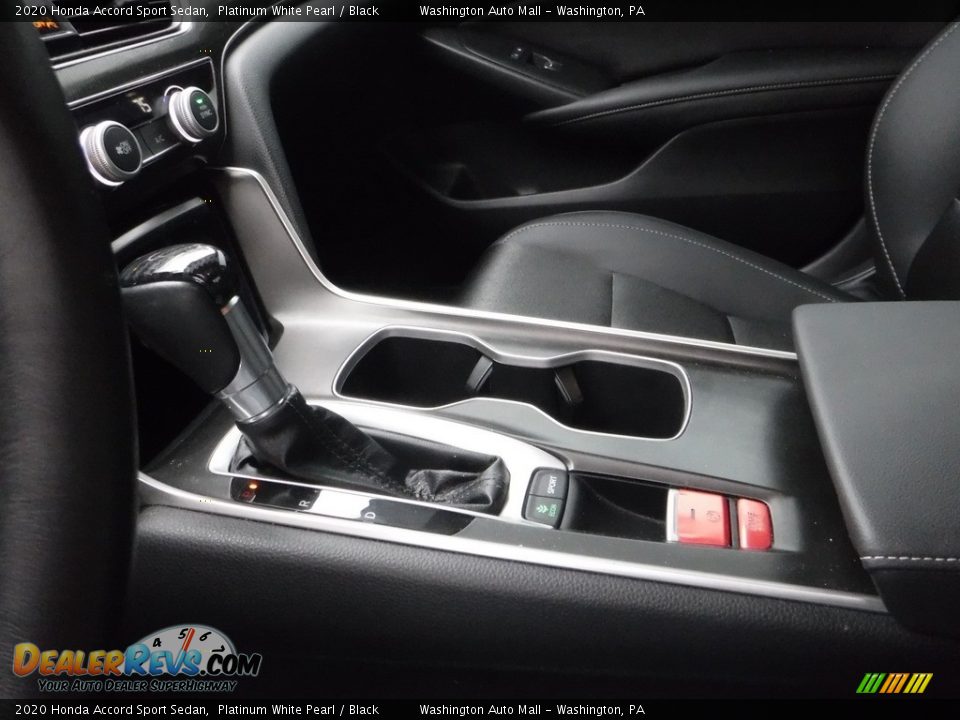 2020 Honda Accord Sport Sedan Platinum White Pearl / Black Photo #16
