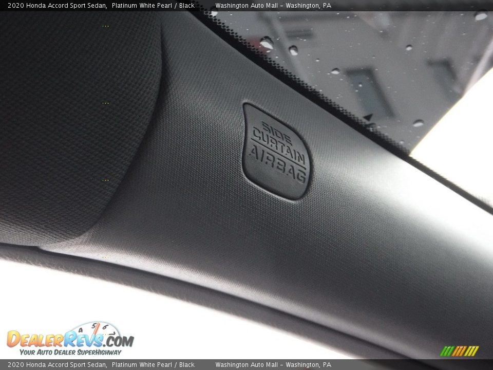 2020 Honda Accord Sport Sedan Platinum White Pearl / Black Photo #17