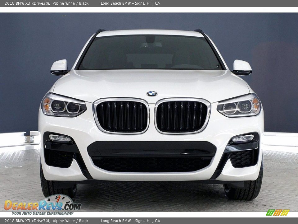 2018 BMW X3 xDrive30i Alpine White / Black Photo #2