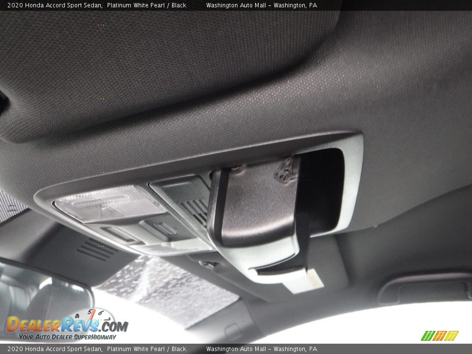 2020 Honda Accord Sport Sedan Platinum White Pearl / Black Photo #20