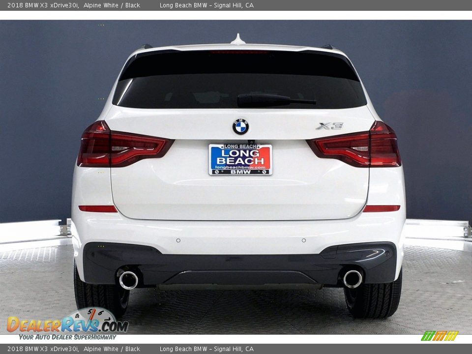 2018 BMW X3 xDrive30i Alpine White / Black Photo #3