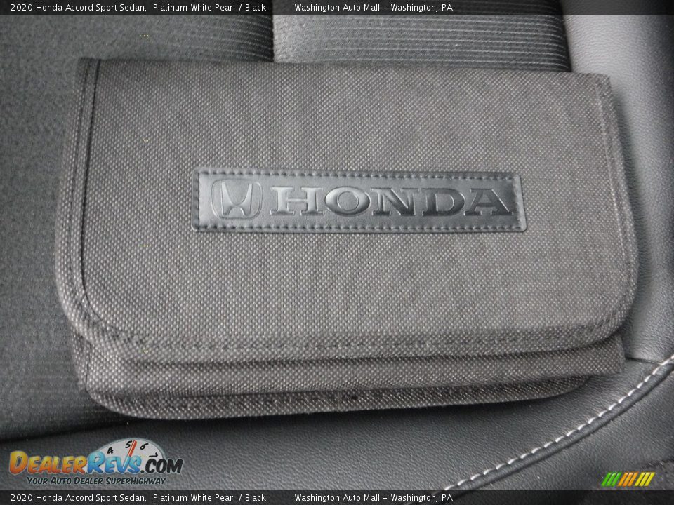2020 Honda Accord Sport Sedan Platinum White Pearl / Black Photo #22