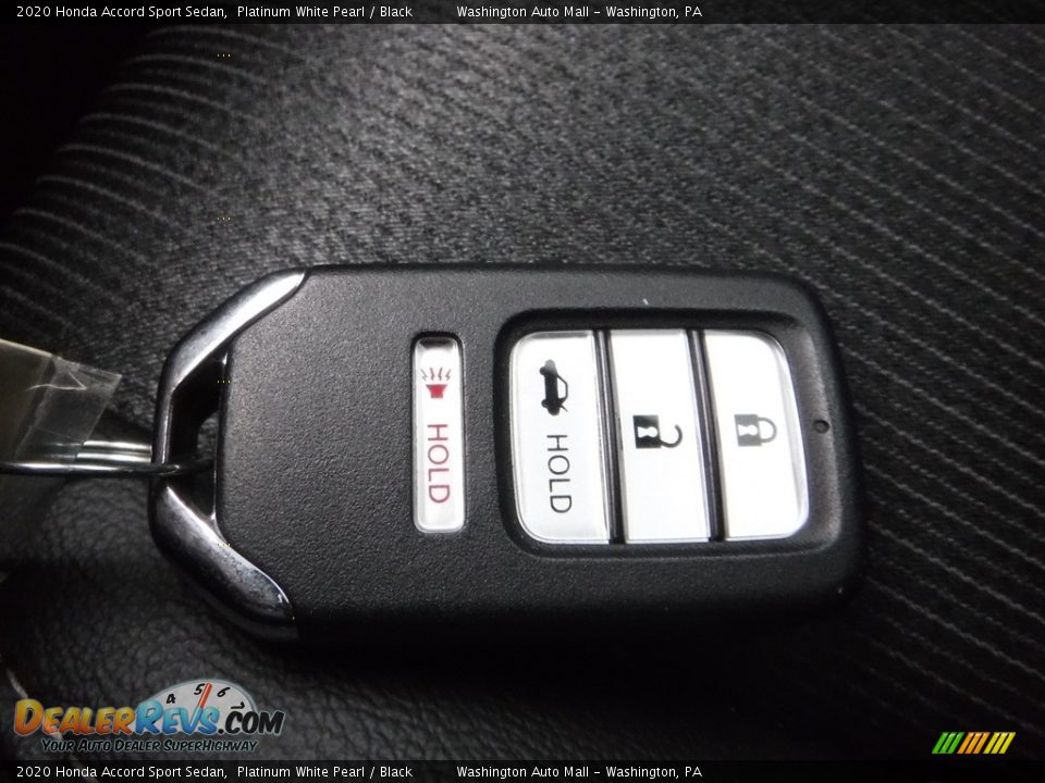 2020 Honda Accord Sport Sedan Platinum White Pearl / Black Photo #23