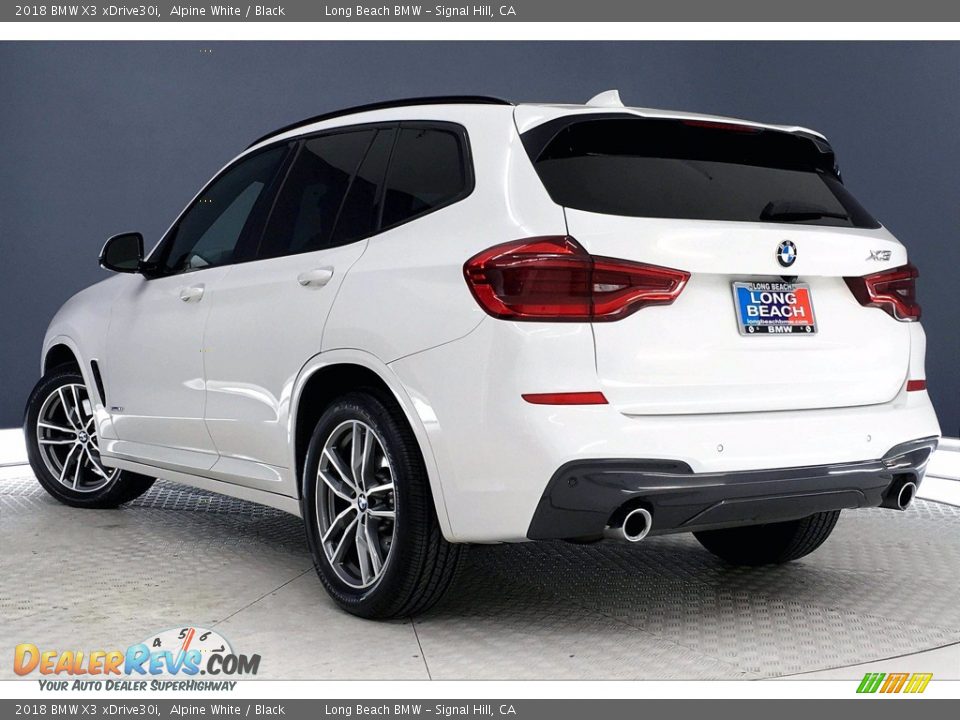 2018 BMW X3 xDrive30i Alpine White / Black Photo #10