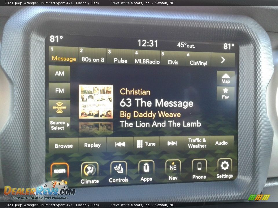 2021 Jeep Wrangler Unlimited Sport 4x4 Nacho / Black Photo #22