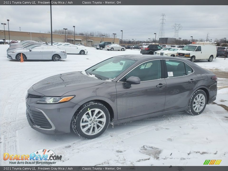 2021 Toyota Camry LE Predawn Gray Mica / Ash Photo #1