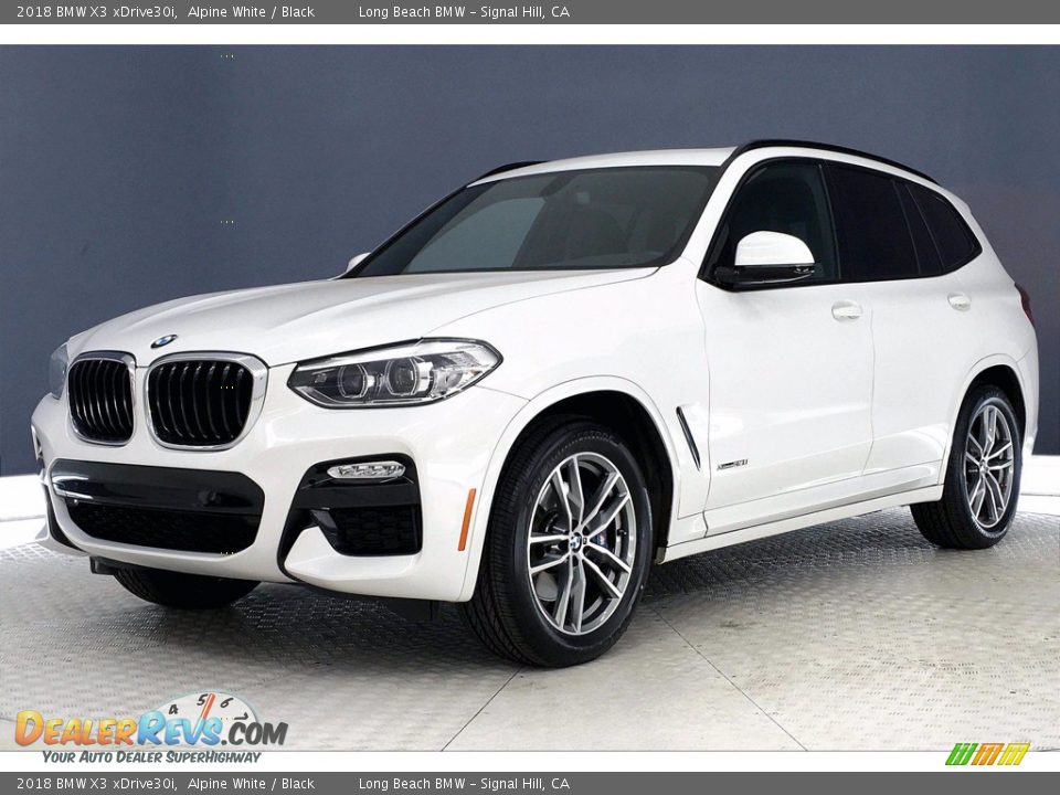 2018 BMW X3 xDrive30i Alpine White / Black Photo #12