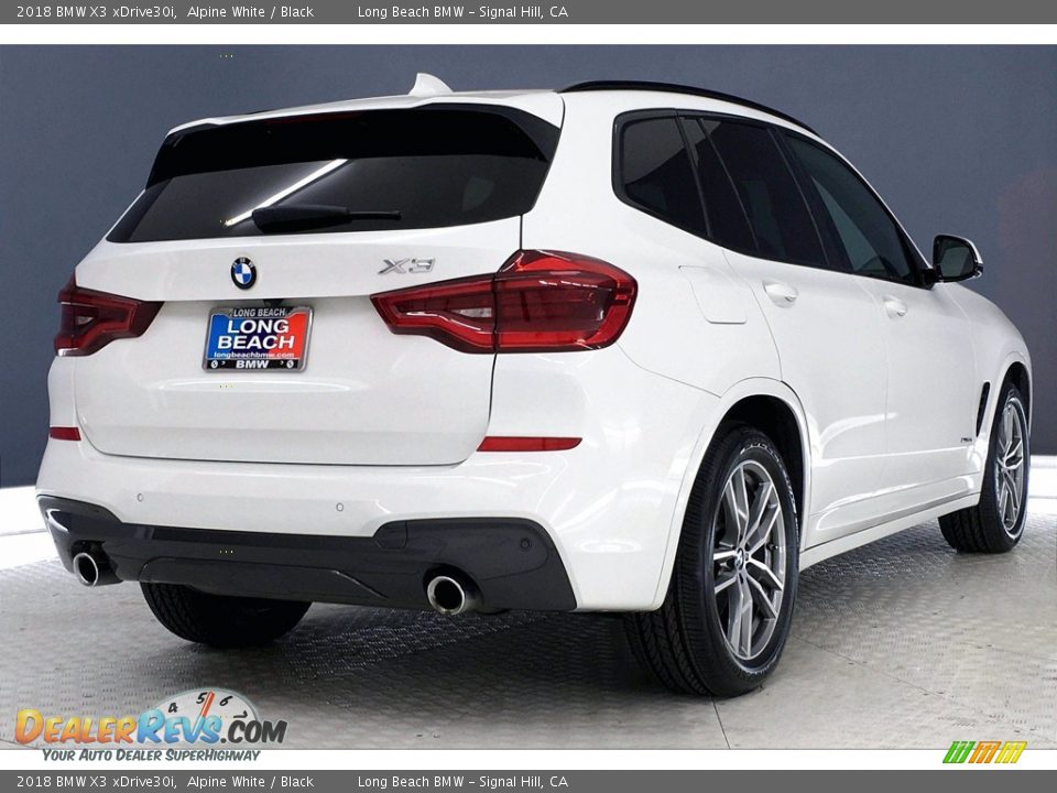 2018 BMW X3 xDrive30i Alpine White / Black Photo #13