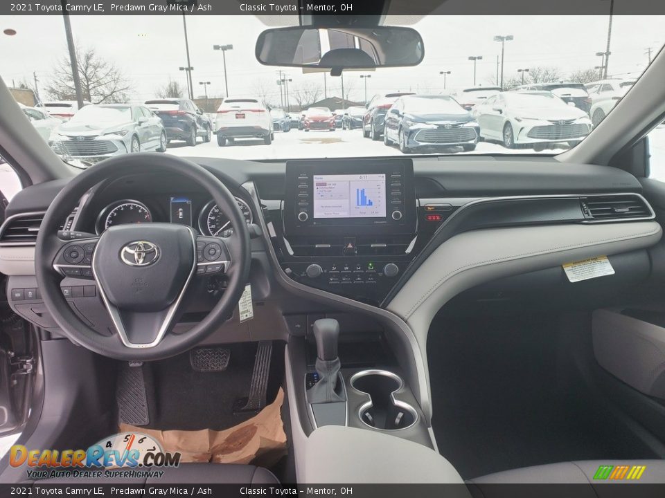 2021 Toyota Camry LE Predawn Gray Mica / Ash Photo #4