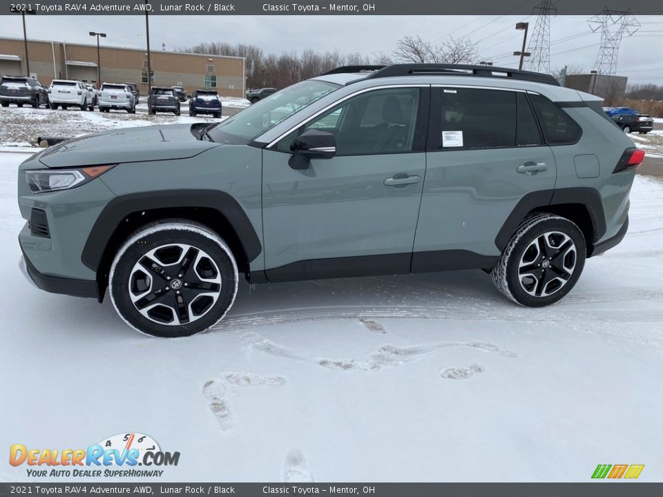 2021 Toyota RAV4 Adventure AWD Lunar Rock / Black Photo #1