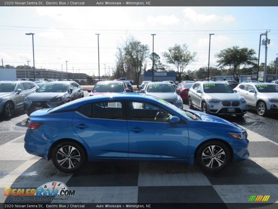 2020 Nissan Sentra SV Electric Blue / Charcoal Photo #3