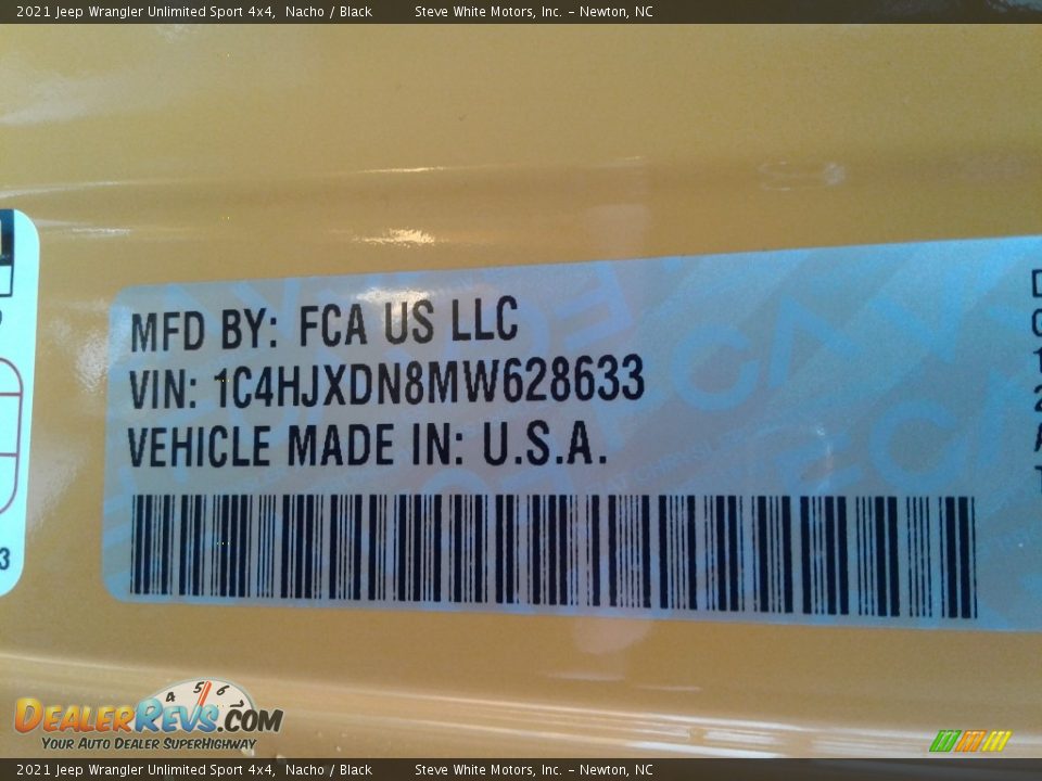 2021 Jeep Wrangler Unlimited Sport 4x4 Nacho / Black Photo #32