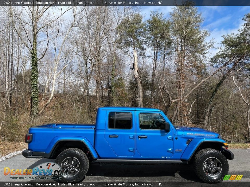 Hydro Blue Pearl 2021 Jeep Gladiator Rubicon 4x4 Photo #5