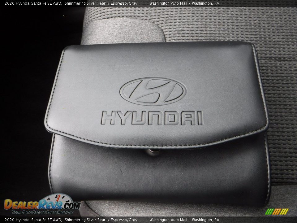2020 Hyundai Santa Fe SE AWD Shimmering Silver Pearl / Espresso/Gray Photo #26