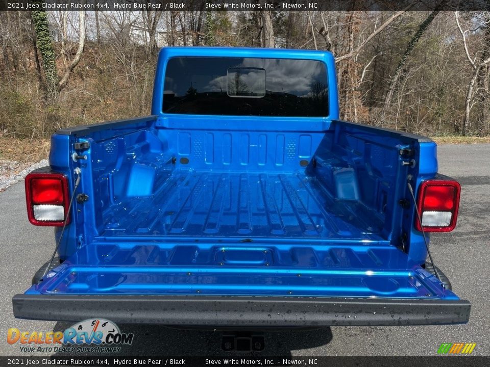 2021 Jeep Gladiator Rubicon 4x4 Hydro Blue Pearl / Black Photo #8