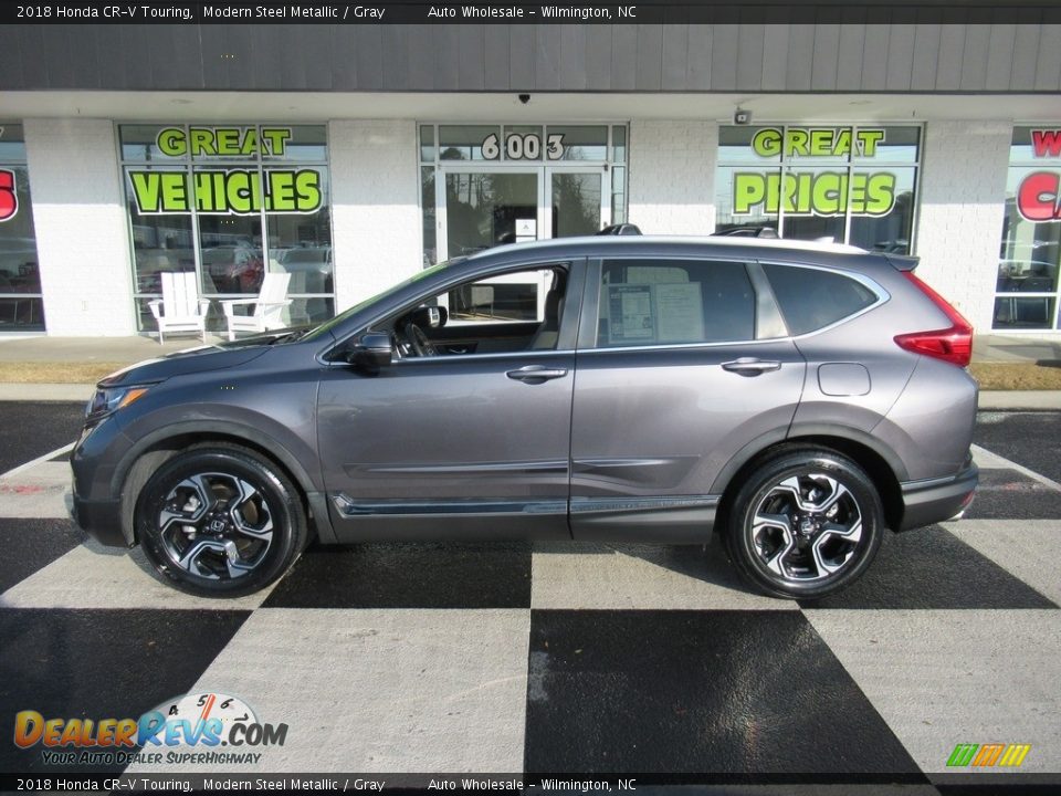 2018 Honda CR-V Touring Modern Steel Metallic / Gray Photo #1