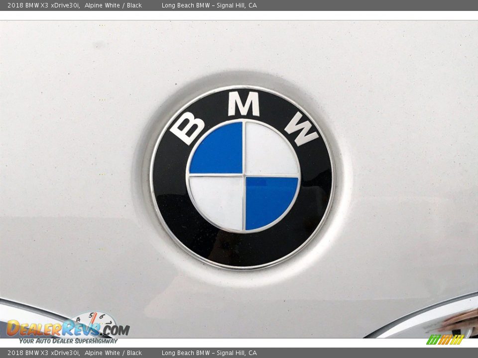 2018 BMW X3 xDrive30i Alpine White / Black Photo #33