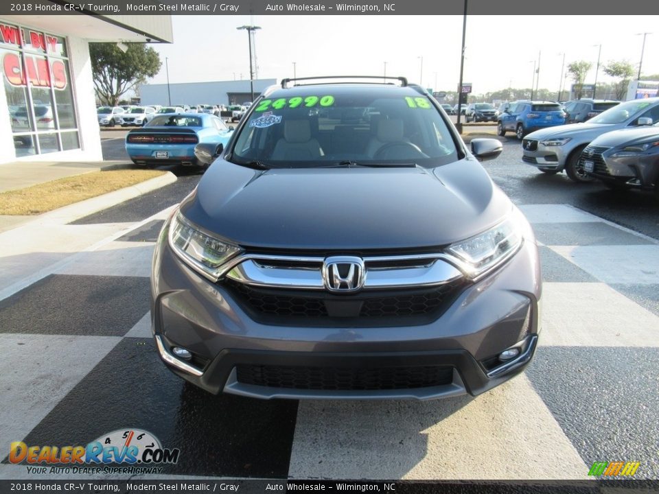 2018 Honda CR-V Touring Modern Steel Metallic / Gray Photo #2