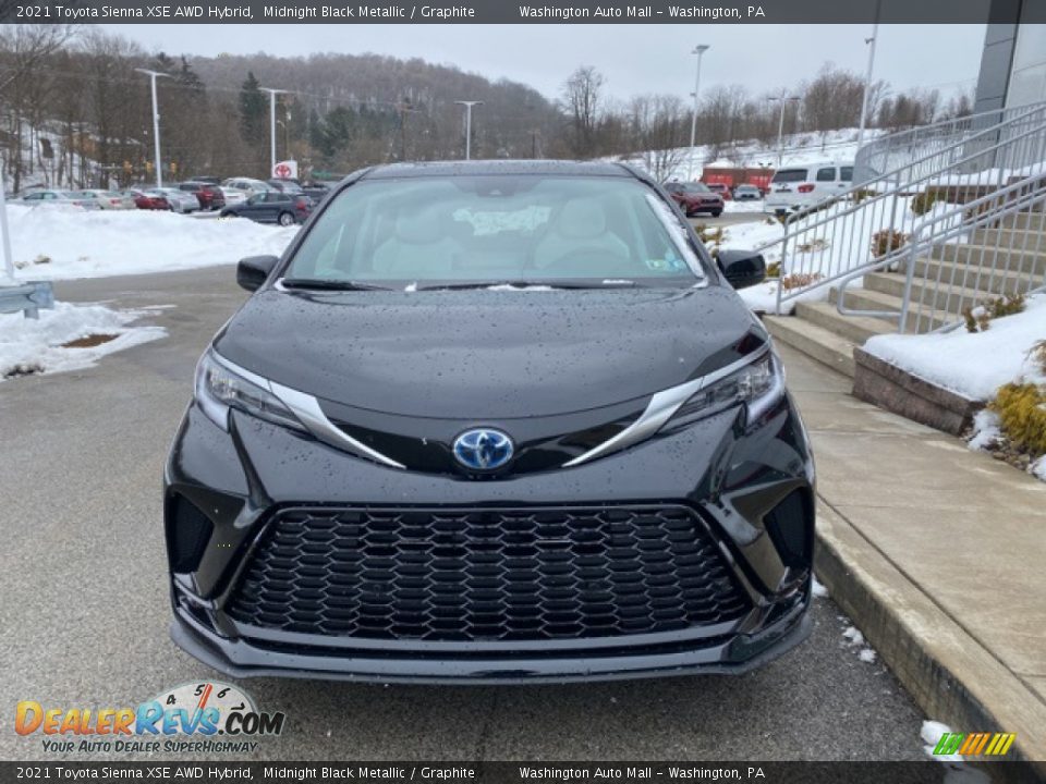 2021 Toyota Sienna XSE AWD Hybrid Midnight Black Metallic / Graphite Photo #13