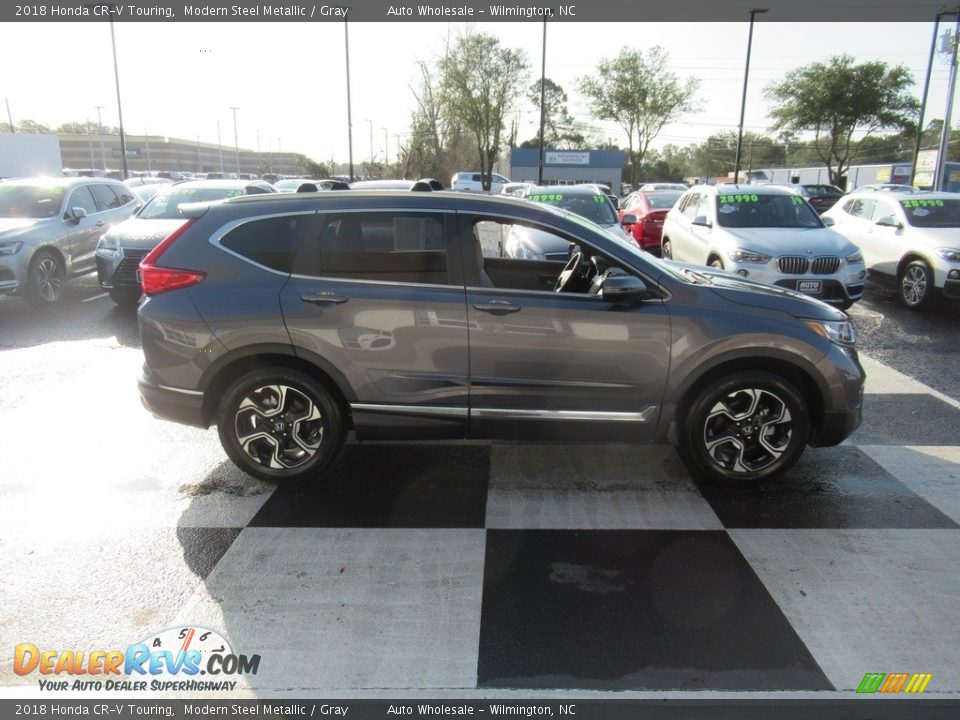 2018 Honda CR-V Touring Modern Steel Metallic / Gray Photo #3