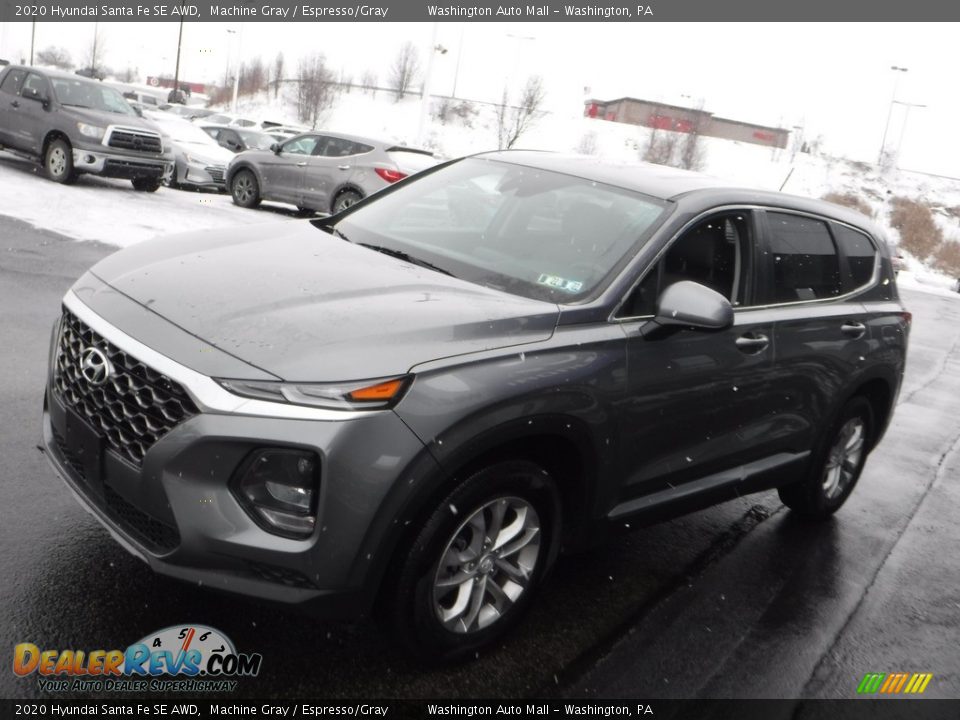 2020 Hyundai Santa Fe SE AWD Machine Gray / Espresso/Gray Photo #5