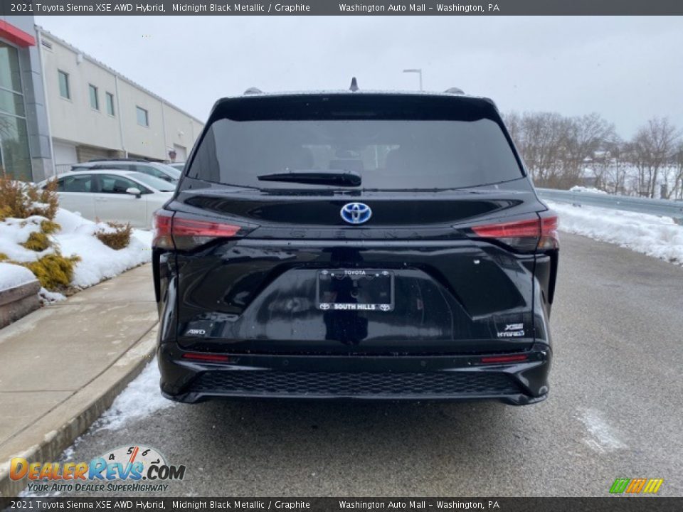 2021 Toyota Sienna XSE AWD Hybrid Midnight Black Metallic / Graphite Photo #16