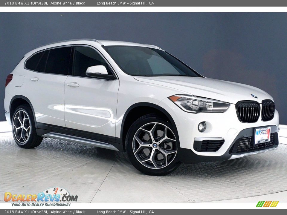 2018 BMW X1 sDrive28i Alpine White / Black Photo #1