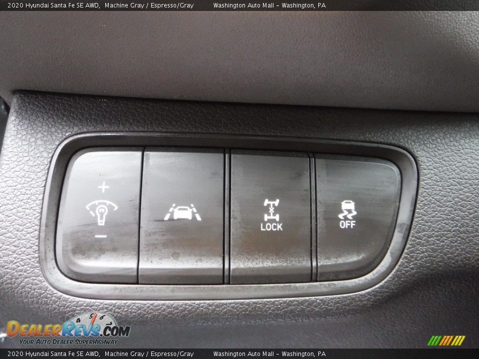 2020 Hyundai Santa Fe SE AWD Machine Gray / Espresso/Gray Photo #13