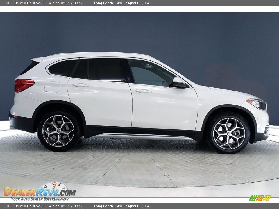 2018 BMW X1 sDrive28i Alpine White / Black Photo #14