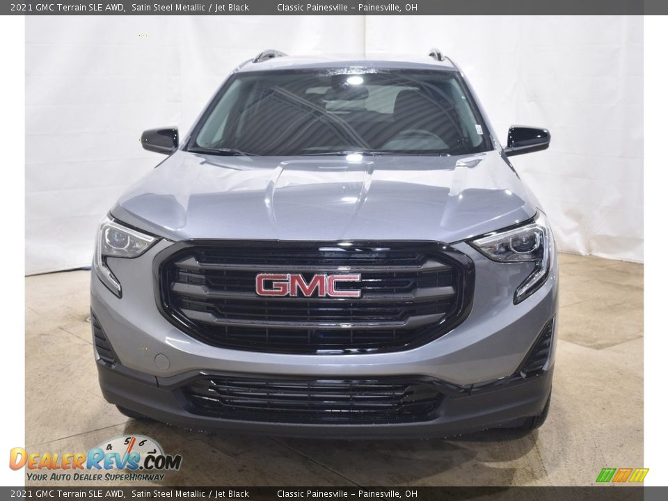 2021 GMC Terrain SLE AWD Satin Steel Metallic / Jet Black Photo #4