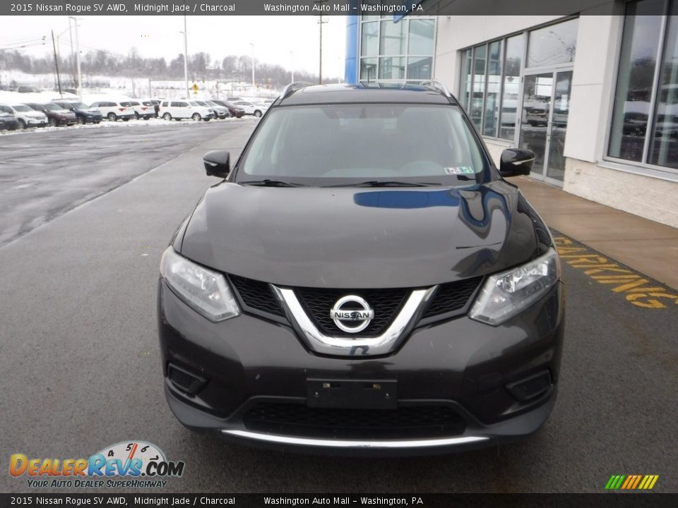 2015 Nissan Rogue SV AWD Midnight Jade / Charcoal Photo #5