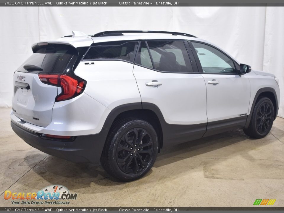 2021 GMC Terrain SLE AWD Quicksilver Metallic / Jet Black Photo #2