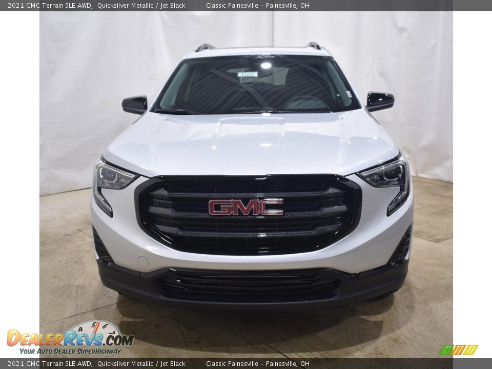 2021 GMC Terrain SLE AWD Quicksilver Metallic / Jet Black Photo #4