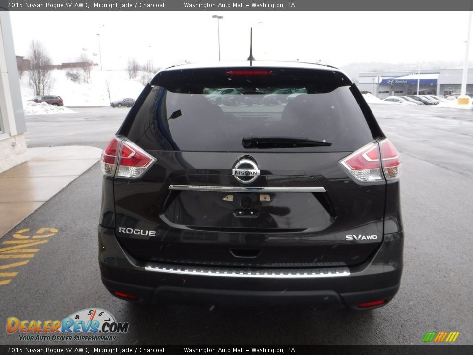 2015 Nissan Rogue SV AWD Midnight Jade / Charcoal Photo #8