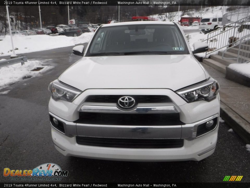 2019 Toyota 4Runner Limited 4x4 Blizzard White Pearl / Redwood Photo #11