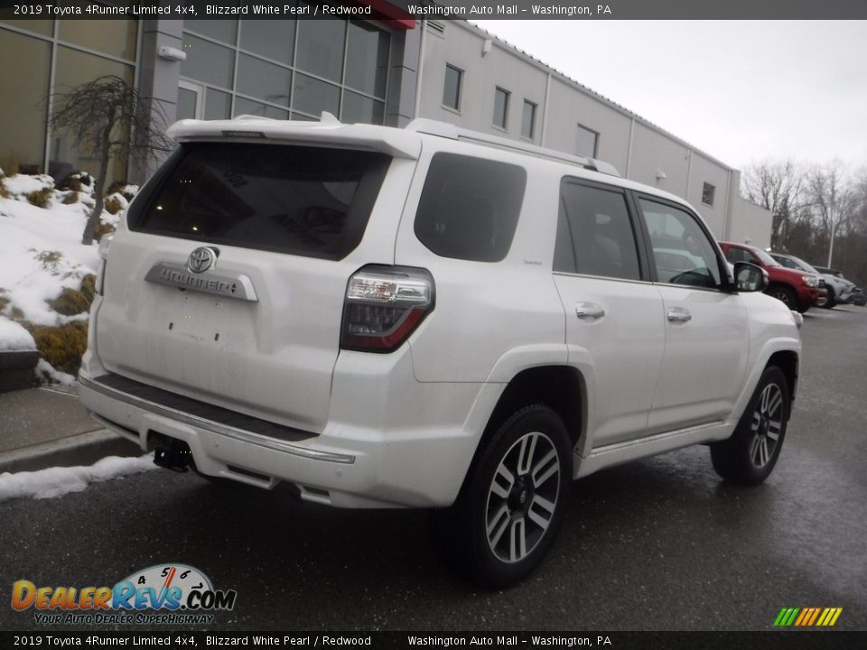 2019 Toyota 4Runner Limited 4x4 Blizzard White Pearl / Redwood Photo #14