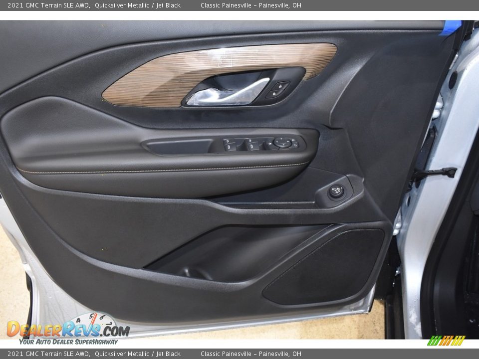2021 GMC Terrain SLE AWD Quicksilver Metallic / Jet Black Photo #9