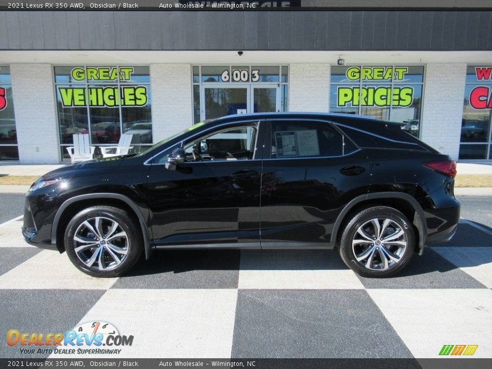 2021 Lexus RX 350 AWD Obsidian / Black Photo #1