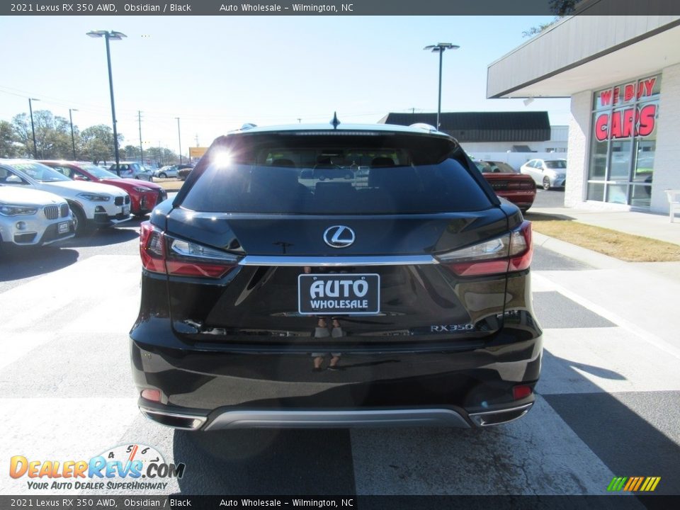 2021 Lexus RX 350 AWD Obsidian / Black Photo #4