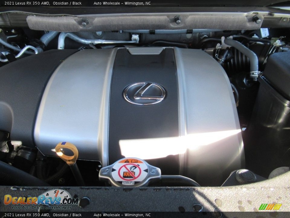 2021 Lexus RX 350 AWD Obsidian / Black Photo #6