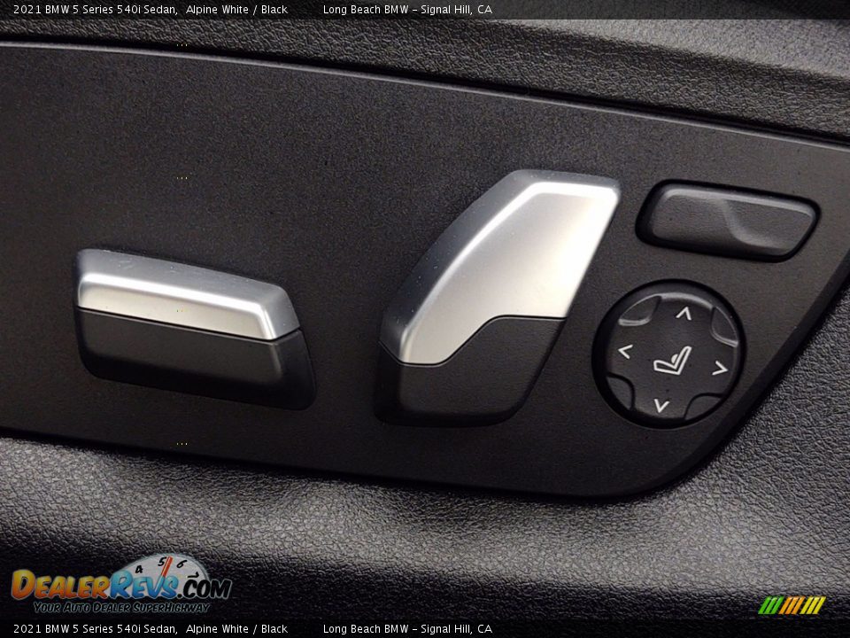 2021 BMW 5 Series 540i Sedan Alpine White / Black Photo #7