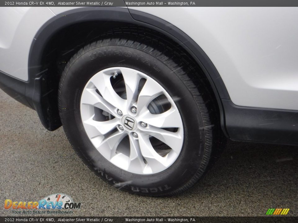 2012 Honda CR-V EX 4WD Alabaster Silver Metallic / Gray Photo #4