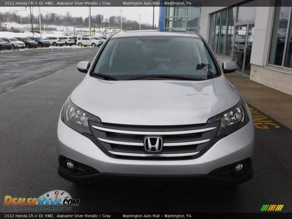 2012 Honda CR-V EX 4WD Alabaster Silver Metallic / Gray Photo #6