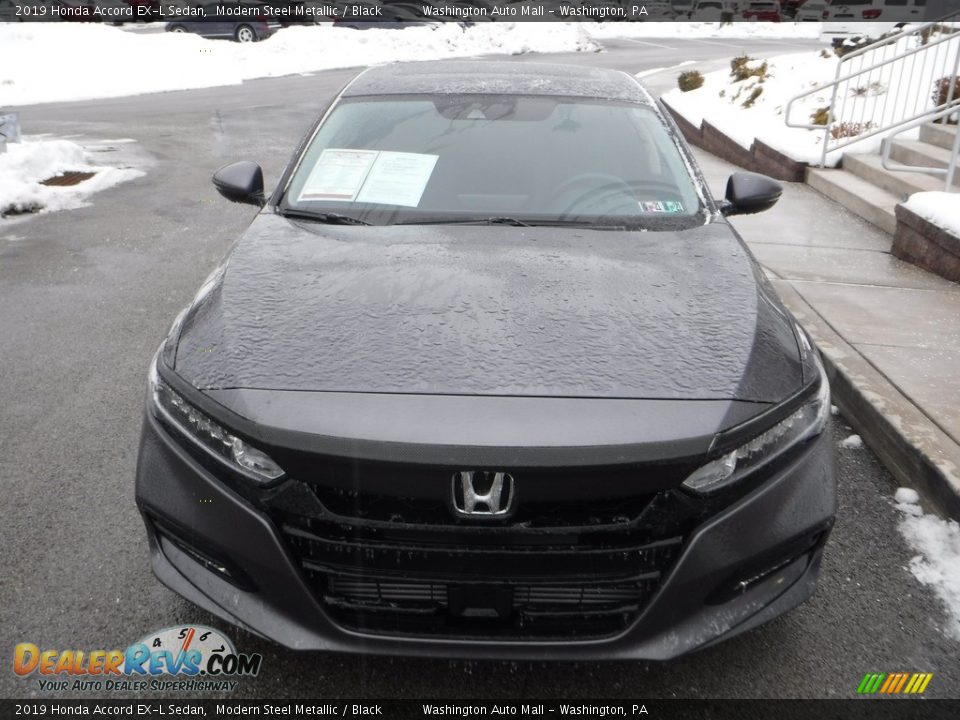 2019 Honda Accord EX-L Sedan Modern Steel Metallic / Black Photo #9