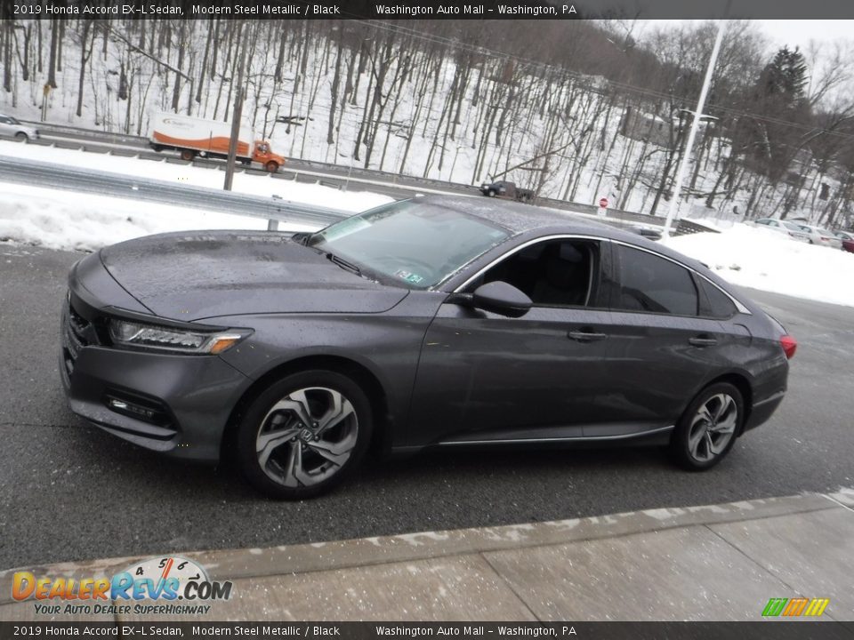 2019 Honda Accord EX-L Sedan Modern Steel Metallic / Black Photo #11